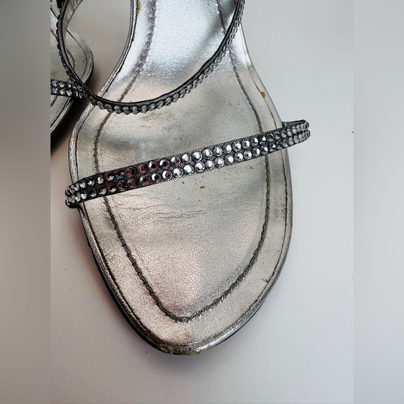 Rene Caovilla Silver crystal sandals Stiletto - Picture 16 of 16